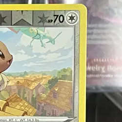 Eevee 125/203 Common Evolving Skies Pokemon Reverse Holo w/ Rayquaza - Image 3