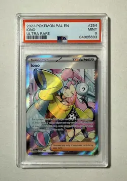 2023 POKEMON PAL EN-PALDEA EVOLVED ULTRA RARE #254 IONO PSA 9 - Image 1