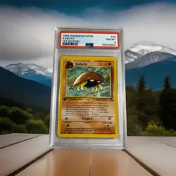 1999 Pokemon Fossil TCG 1st Edition #50 Kabuto Is King 👑 Graded PSA 8 Near Mint - Image 1