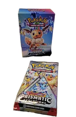 NEW Pokemon Scarlet and Violet Prismatic Evolutions x1 Booster Pack - Image 1