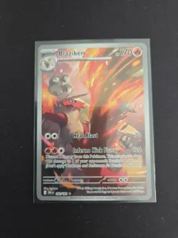 Pokemon Blaziken Illustration Rare 192/182 170 HP Sv10 Destined Rivals Holo 2025 - Image 1