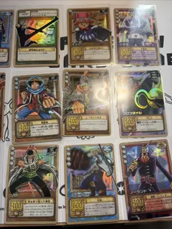 One Piece 1999 Vintage TCG Japanese Card Lot Oldschool Trading Cards Rare Vintag - Image 2