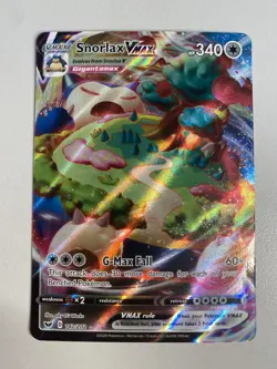 Snorlax VMAX 142/202 SWSH01: Sword & Shield Base Set - Pokemon Card - NM - Image 1