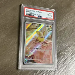 Pokemon Card 2025 Yamper 099/094 Full Art IR Phantasmal Flames GEM MINT PSA 10 - Image 3