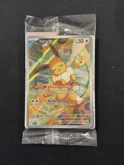 Pokemon Eevee 173 SV Promo Holo Card Scarlet & Violet 2025 English SEALED - Image 1