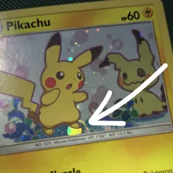 ECLIPSE FART WHOLE SWIRL 🌀💫 Pikachu SM162 Sun Cosmos Holo Promo Pokemon Card - Image 1