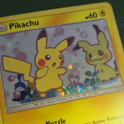 ECLIPSE FART WHOLE SWIRL 🌀💫 Pikachu SM162 Sun Cosmos Holo Promo Pokemon Card - Image 4