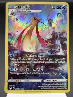 Milotic TG02/TG30 - Holo Rare - Silver Tempest Pokemon Card LIGHT PLAY - Image 1