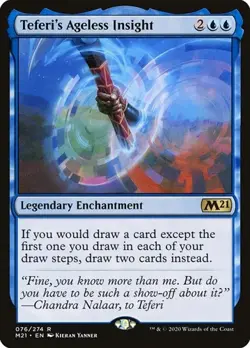Teferi's Ageless Insight - Foil Core Set 2021 NM MTG - Image 1