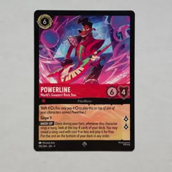 Powerline 110/204 Disney Lorcana Fabled Regular Super Rare Card NM - Image 1