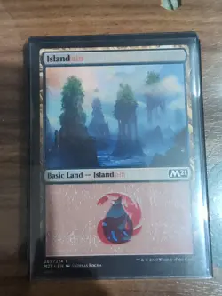 MTG - Jumpstart Triple Misprint error - Island Mountain Plains land 3x Print Mtg - Image 1