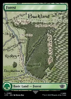Magic LOTR Basic Land — Forest L 0280 - Image 1