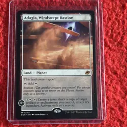 Wizards of the Coast Adagia, Windswept Bastion Land-Planet 0250 EOE 2025 English - Image 1