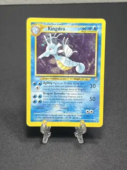 Pokemon TCG Kingdra 8/111 Neo Genesis Unlimited Edition Holo Rare - Image 1