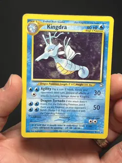 Pokemon TCG Kingdra 8/111 Neo Genesis Unlimited Edition Holo Rare - Image 3