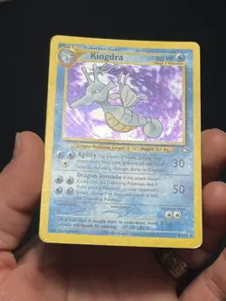Pokemon TCG Kingdra 8/111 Neo Genesis Unlimited Edition Holo Rare - Image 4