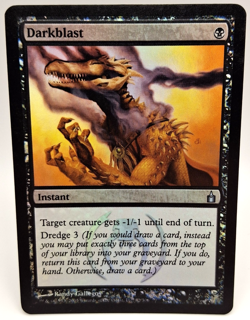 MTG Darkblast Uncommon Holo Instant Ravnica City of Guilds 82 - 196 - Image 1