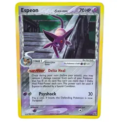 Espeon Delta Species 4/113 Holo Rare EX Delta Species 2005 Pokemon Card MP/HP - Image 1
