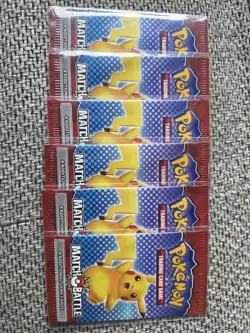 6 X Pokemon MATCH BATTLE Boosters - 2022 McDonald's - Image 2