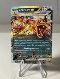 Charizard ex 125/197 SV03 Obsidian Flames Holo Double Rare Ex Pokemon - Image 4