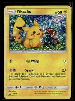 Pokemon TCG General Mills SM Promos #SM86 Pikachu Sequin Holo - Image 1