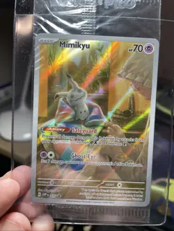 Pokemon Mimikyu SVP 075 Sealed *NM Paldean Fates Full Art Holo Black Star Promo - Image 2