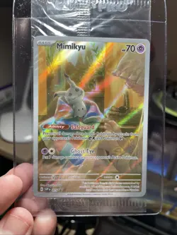 Pokemon Mimikyu SVP 075 Sealed *NM Paldean Fates Full Art Holo Black Star Promo - Image 3