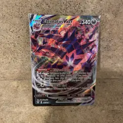 Eternatus VMAX 117/189 Holo Ultra Rare SWSH03: Darkness Ablaze NM - Pokemon 2020 - Image 2