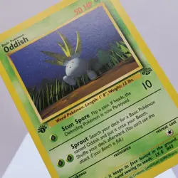 Pokemon TCG - Oddish 58/64 Jungle Common 1st Edition WOTC 1999 - EXC - Image 1