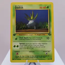 Pokemon TCG - Oddish 58/64 Jungle Common 1st Edition WOTC 1999 - EXC - Image 2