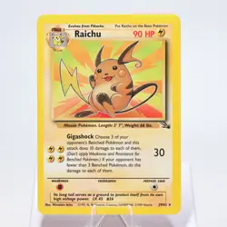Pokemon TCG - Raichu 29/62 Fossil Rare WOTC - EXC/NM - Image 2