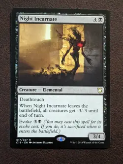 NIGHT INCARNATE C18 - Magic The Gathering MTG Collectible game RARE - Image 1