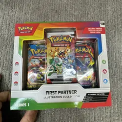 NEW🔥 Pokemon TCG First Partner Illustration Collection (FACTORY SEALED) Series1 - Image 1