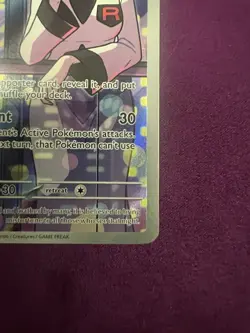 Pokemon Team Rocket's Murkrow 200/182 Destined Rivals Illustration Rare Holo NM - Image 5