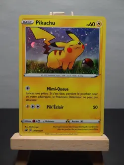 Carte Pokemon " Pikachu " HOLO - PROMO - SWSH039 - Epee & Bouclier - NM - FR - Image 2