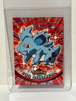 1999 Pokemon Topps Blue Logo Nidorina #30 Non Foil - Image 1