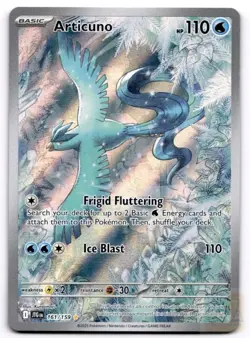 Articuno 161/159 Illustration Rare Journey Together Pokemon Near Mint - Image 1