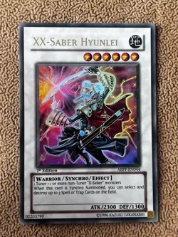 Yugioh XX-Saber Hyunlei ABPF-EN044 Ultra Rare 1st Edition NM - Image 1