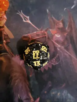 Magic The Gathering Final Fantasy spindown die Yellow - Image 1