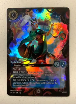 Kida Crystal Scion Disney Lorcana Set 12 Wilds Unknown Enchanted 236/204 NM - Image 1