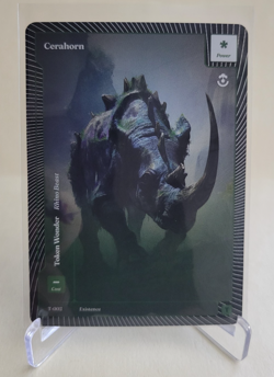 WONDERS OF THE FIRST EXISTENCE CERAHORN FOIL TOKEN T-002 - Image 1