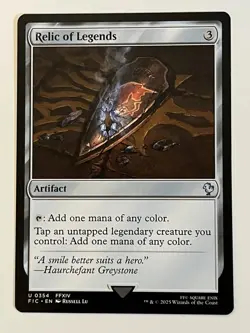 Relic of Legends Commander: Final Fantasy Non-Foil Regular MTG NM - Image 1