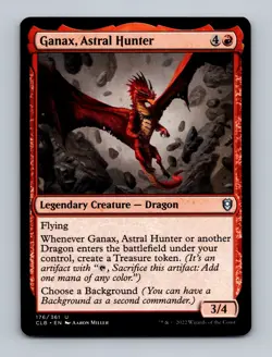 Ganax, Astral Hunter Commander Legends: Battle for Baldur's Gate Non-Foil MTG NM - Image 1