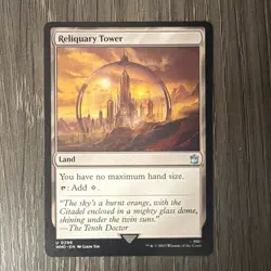 Magic: The Gathering Reliquary Tower Doctor Who 0296 U Regular Land - Image 1
