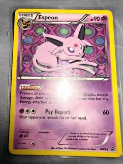 Pokemon TCG Espeon BW92 Black & White Holo LP Trading Card - Image 2