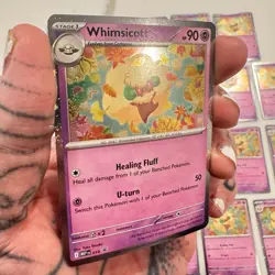 Pokemon WHIMSICOTT 019 BLACK STAR PROMO. MEP. COSMOS HOLO. 22 Card Lot - Image 2