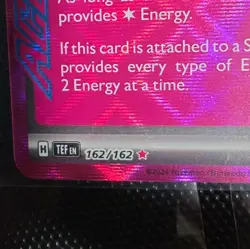 Pokemon Neo Upper Energy 162/162 SV05 Ace SPEC Rare Energy Holo - Image 2