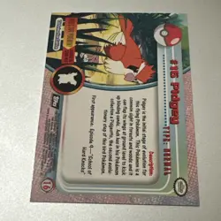 Topps Pokemon Pidgey #16 1999 TV Animation Holo Black Label NM Buy 3 Get 2 Free - Image 3