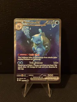Pokemon TCG Blastoise ex Scarlet & Violet-151 200/165 Holo Special Illustration - Image 1