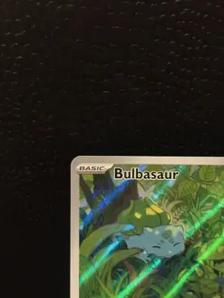 Bulbasaur 166/165 IR Full Art Holo Scarlet & Violet Pokemon 151 NM - Image 2